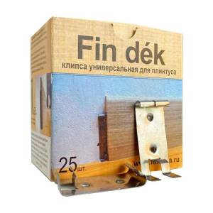 Крепления для плинтуса Finitura dekor Fin Dek (25 шт)