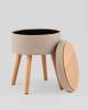 Пуф Stool Group Store Woody HS-WL14 V1 бежевая, рогожка, с ящиком фото 3