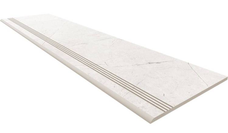 Ступень Estima Nolana 70761 Steptrade/NL00_NS/30x120x10 White неполированный с насечками 30x120