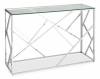 Стол туалетный Stool Group Арт Деко ECST-015 (120x40) сталь серебро