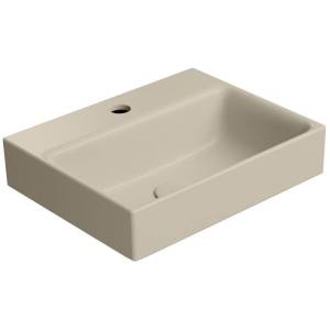 Раковина GSI Nubes 9684108 40 см, бежевая матовая