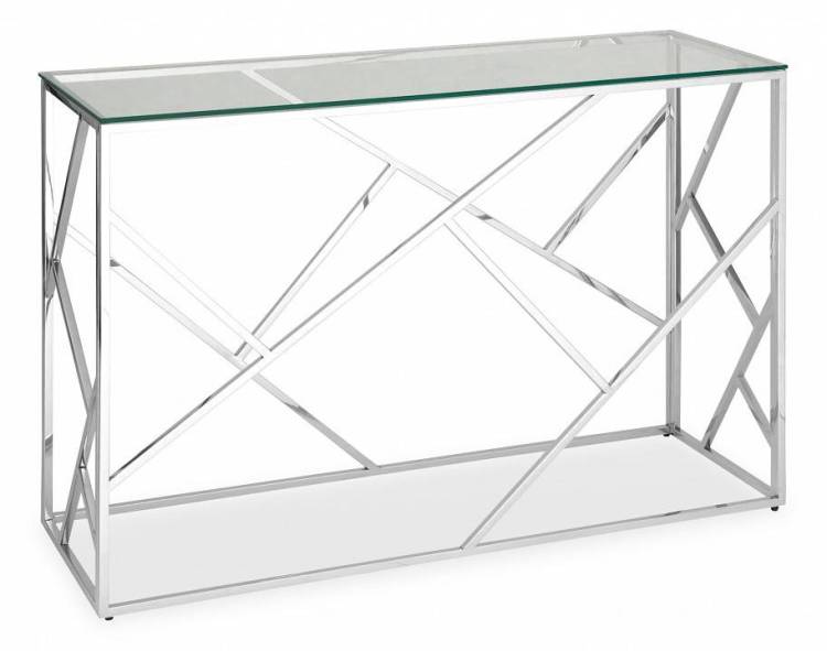 Стол туалетный Stool Group Арт Деко ECST-015 (120x40) сталь серебро
