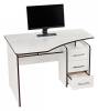 Стол письменный левый МФ Мастер Триан-5 МСТ-УСТ-05-БТ-16 Белый фото 4