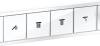 Термостатический смеситель Hansgrohe RainSelect 15382700 для ванны, белый матовый фото 4