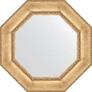 Зеркало Evoform Octagon BY 3671 73x73 см, состаренное серебро с орнаментом