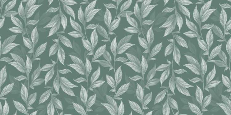 3D Фотообои Artegrafico «Стена из тропических ветвей» AR-009 канвас