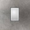 Зеркало BelBagno SPC-KRAFT-500-800-LED-TCH-WARM-NERO с подсветкой, сенсорным выключателем и подогревом, 80x50 фото 3