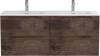 Тумба с раковиной BelBagno Etna 120 для двоих, rovere moro, раковина BB-8099-120-2