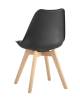 Набор из 4 стульев Stool Group Frankfurt New Y863-V seat black X4 черный фото 7