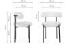 Стул Woodville Rudi 15602 white, black фото 2