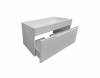 Тумба с раковиной Эстет Kare Luxe ФР-00005718 подвесной, 1 ящик, 47.5x79.8 фото 3