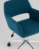Кресло компьютерное Stool Group Ross ROSS CHROME 50-12 синий фото 8