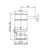 Термостат Oventrop Pinox D, хромированный фото 3