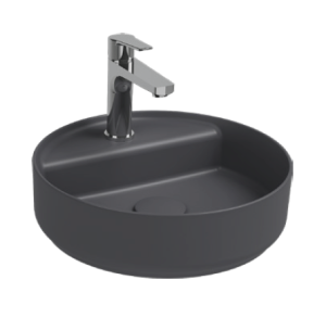 Раковина Isvea Infinity 10NF65042SV-2C антрацит матовый, 36 см
