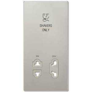 Накладка бритвенной розетки Jung LS 990 Edelstal SOES7522PL