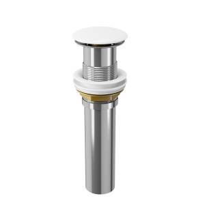 Донный клапан Point PN000Z1W без перелива, белый глянцевый