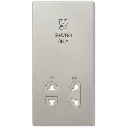 Накладка бритвенной розетки Jung LS 990 Edelstal SOES7522PL