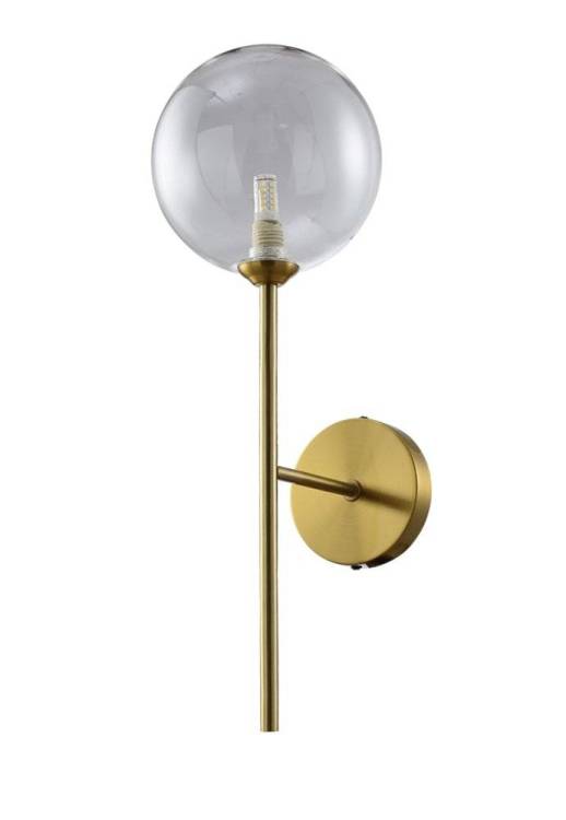 Бра Crystal Lux Marzo Ap1 Bronze/Transparente