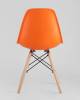 Стул Stool Group Eames Style DSW Y801-V SEAT orange DUAL оранжевый, разборный каркас фото 5