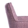 Кресло Tetchair Lutz 25406 VT shape wood rose, велюр, букле, вращающееся фото 9