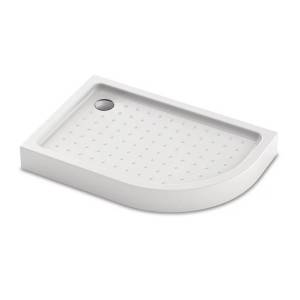 Душевой поддон Veconi Tezeo Acrylic TZ-55L 100x80x15 белый