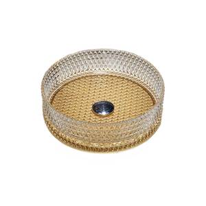 Раковина Vincea VBS-5GL04 золото 40x40