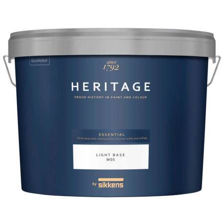 Краска Sikkens Heritage Essential глубокоматовая W05 10 л