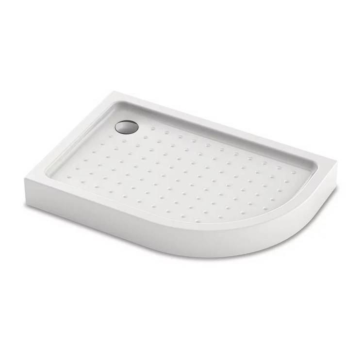 Душевой поддон Veconi Tezeo Acrylic TZ-55L 100x80x15 белый