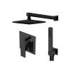 Душевой комплект Gattoni Kubik KTQ15/PDNO Nero Opaco
