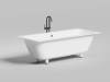 Ванна из искусственного камня Salini Orlanda Axis S-Sense 180х80, глянцевая фото 3
