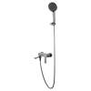 Смеситель для ванны Wonzon & Woghand WW-88037079-BGM с душевым гарнитуром, темный графит