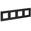 Рамка 4-постовая IEK Skandy SK-M42-M-K02 черный