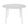 Стол Bradex Home Oslo FR 0834 бетон лайт, белый 110(140)x110x76 фото 2