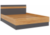 Кровать Woodville Кассандра 559200 дуб крафт золотой, антрацит 160x200 фото 3