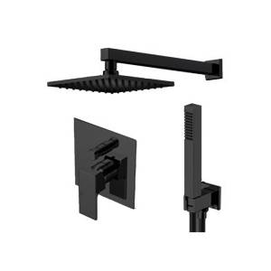 Душевой комплект Gattoni Kubik KTQ15/PDNO Nero Opaco