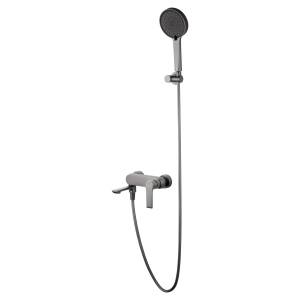 Смеситель для ванны Wonzon & Woghand WW-88037079-BGM с душевым гарнитуром, темный графит