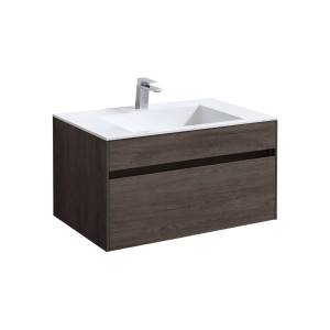 Тумба с раковиной Vincea Chiara 80 темный дуб