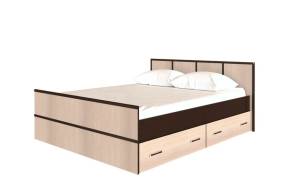 Кровать БТС МЕБЕЛЬ Сакура Н001146 160x200, с проложками, венге, лоредо