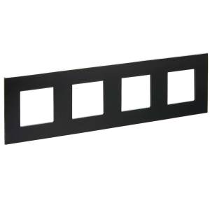 Рамка 4-постовая IEK Skandy SK-M42-M-K02 черный