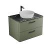Тумба под раковину Veneciana Tibr 80 58026 олива матовый