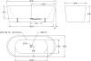 Акриловая ванна BelBagno BB71-1800-NERO 180x80 белый глянец/чёрная матовая фото 3