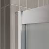 Шторка на ванну Belbagno LUCE-VF-11-90/145-P-Cr профиль хром, стекло матовое, 90x145 фото 5