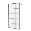 Душевое ограждение NEW TRENDY AVEXA BLACK 110x200 EXK-2024 (черный)