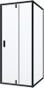 Душевой уголок Niagara Nova NG-83-9AB-A80B 90x80, прямоугольный, черный фото 2