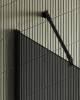 Душевая перегородка MaybahGlass MGD-698-6ш 79x195, стекло графит 8 мм, профиль черный фото 5