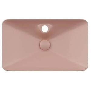 Раковина Isvea SistemaY Clear 10SY50065SV-2S 65 см, лососевая матовая