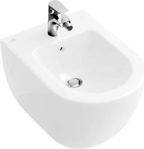Биде подвесное Villeroy&Boch Subway 2.0 5400 00R1 alpin, Сeramicplus