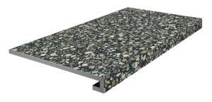 Ступень Kerama Marazzi Бричиола KM6060G0021RGCF фронтальная клееная чёрный матовый обрезной 33x60