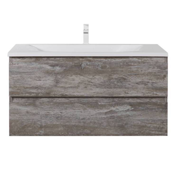 Тумба под раковину Cezares MOLVENO-100-2C-SO-LG Legno Grigio, 100x50x50