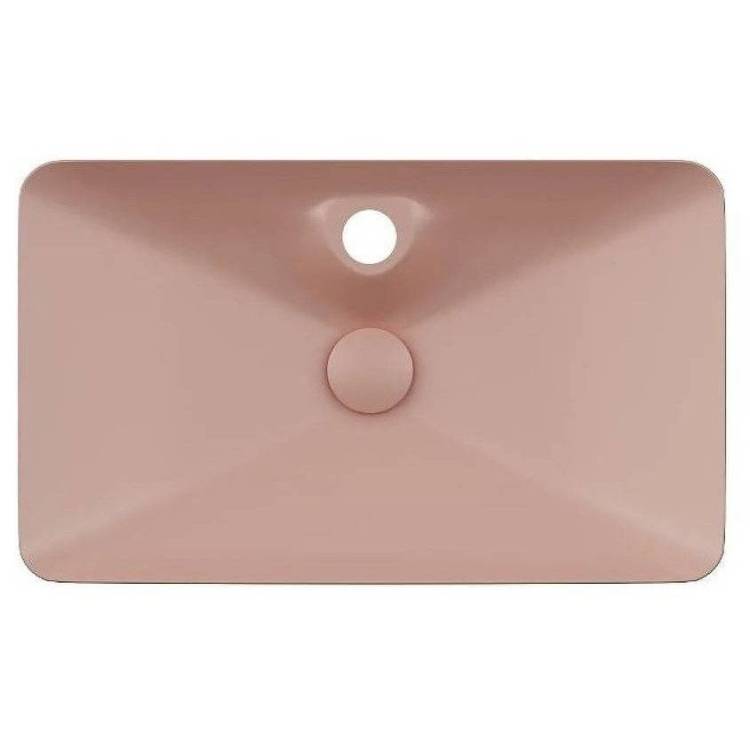 Раковина Isvea SistemaY Clear 10SY50065SV-2S 65 см, лососевая матовая